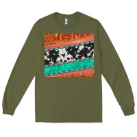 Army Green western turquoise gemstone cowhide  leather tumbler Long Sleeve Tee - Jasminsmagicworld