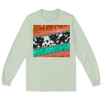 Matcha western turquoise gemstone cowhide  leather tumbler Long Sleeve Tee - Jasminsmagicworld