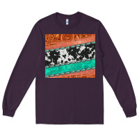 Plum western turquoise gemstone cowhide  leather tumbler Long Sleeve Tee - Jasminsmagicworld