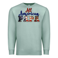 Seafoam all american papa Premium Sweatshirt - BarkalooDesign