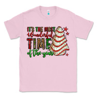 Bubblegum Pink it's the most wonderful time of the year christmas tree cake Classic Tee - Jasminsmagicworld