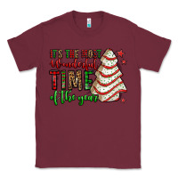 Burgundy it's the most wonderful time of the year christmas tree cake Classic Tee - Jasminsmagicworld