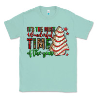 Seafoam it's the most wonderful time of the year christmas tree cake Classic Tee - Jasminsmagicworld
