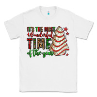White it's the most wonderful time of the year christmas tree cake Classic Tee - Jasminsmagicworld