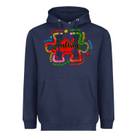 Navy autism teacher pencil Heavyweight Hoodie - Artiststas