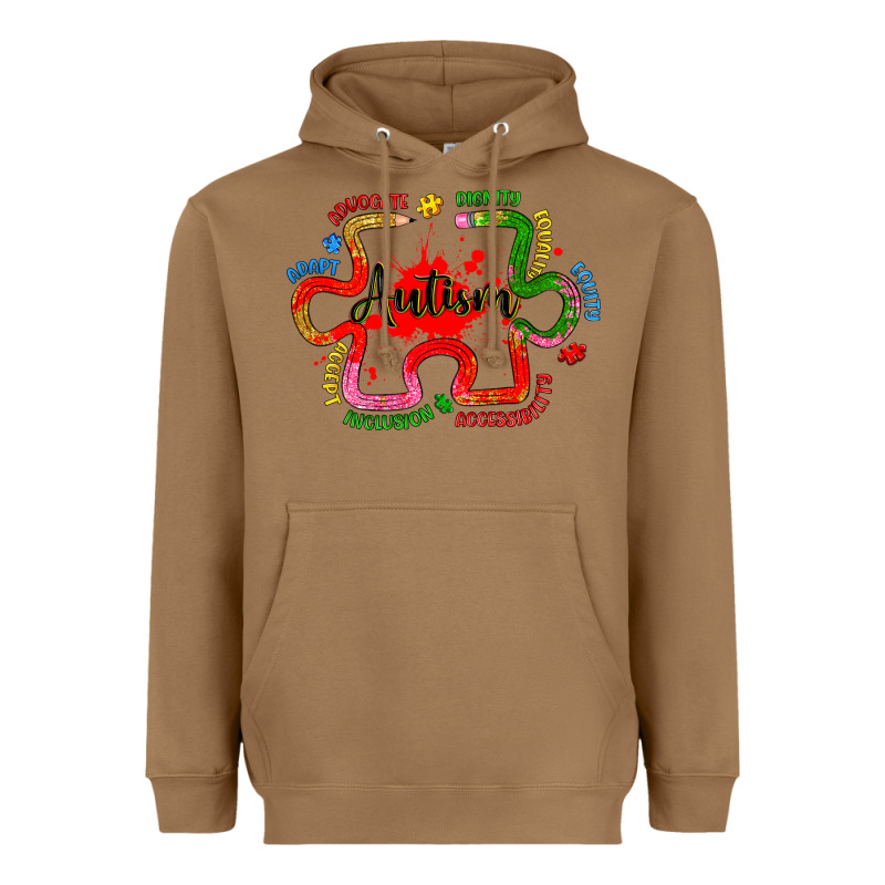 Autism Teacher Pencil Heavyweight Hoodie by Artiststas | Teevron