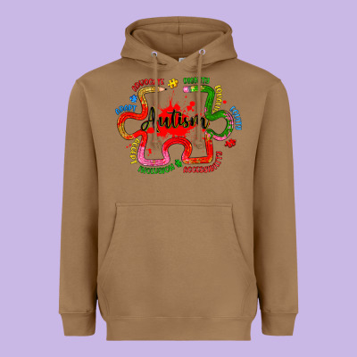 Autism Teacher Pencil Heavyweight Hoodie Designed By Artiststas
