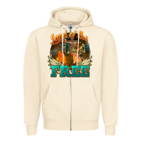 Sandshell land of the free Zipper Hoodie - NancyCooperArtShop