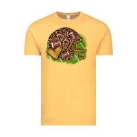 Vintage Mustard american football helmet Vintage Tee - JahusDesignShop