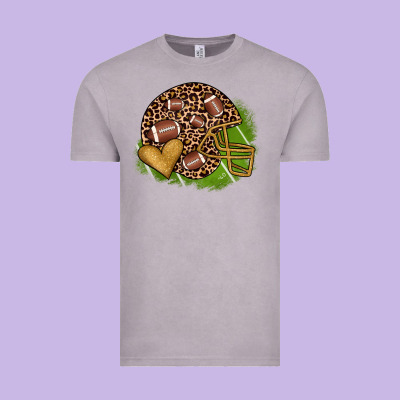 American Football Helmet Vintage Tee Designed By Jahusdesignshop