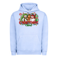Pigment Grape Ice christmas crew polar bear reindeer and snowman Urban Hoodie - CowGirlArtShop