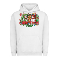Pigment Lunar Rock christmas crew polar bear reindeer and snowman Urban Hoodie - CowGirlArtShop