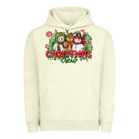 Pigment Pistachio christmas crew polar bear reindeer and snowman Urban Hoodie - CowGirlArtShop