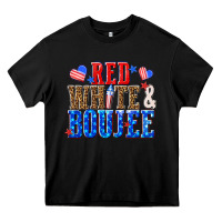 Black red white and boujee billie wilder Heavy Core Tee - texasbilliewilder