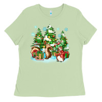 Matcha christmas rabbits Ladies Tee - Zillion Design Studio