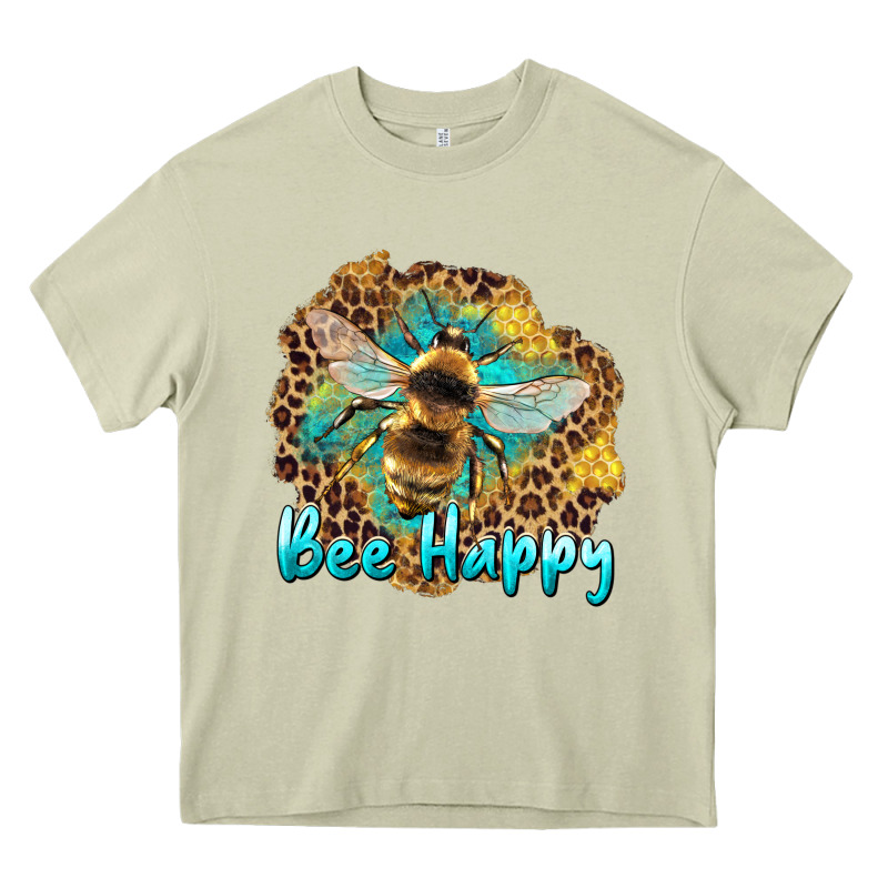 Bee Happy Heavy Core Tee by Artiststas | Teevron