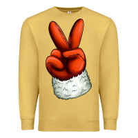 Antique Gold Christmas peace hand Premium Sweatshirt - Jasminsmagicworld