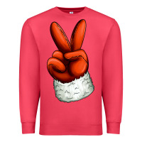 Cardinal Christmas peace hand Premium Sweatshirt - Jasminsmagicworld