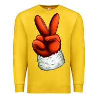 Lemon Christmas peace hand Premium Sweatshirt - Jasminsmagicworld
