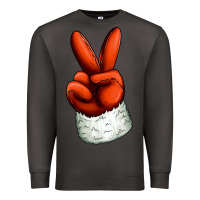 Smoke Christmas peace hand Premium Sweatshirt - Jasminsmagicworld