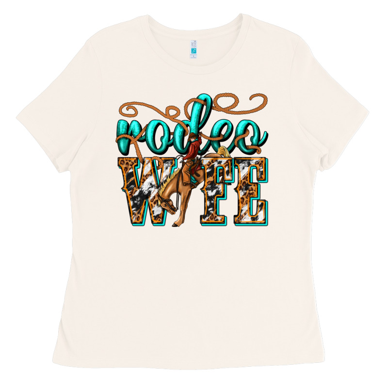 Rodeo Wife Western Ladies Tee by texasbilliewilder | Teevron