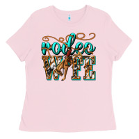 Bubblegum Pink rodeo wife western Ladies Tee - texasbilliewilder