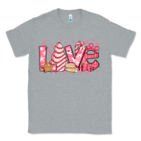 Heather Grey love pink christmas tree cake Classic Tee - Jasminsmagicworld