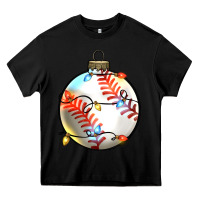 Black christmas baseball Heavy Core Tee - Zillion Design Studio