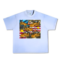 Grape Ice bulldozer camouflage american flag Urban Heavy Tee - Artiststas