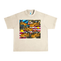 Sandshell bulldozer camouflage american flag Urban Heavy Tee - Artiststas