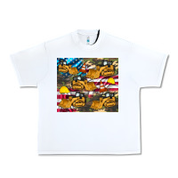 White bulldozer camouflage american flag Urban Heavy Tee - Artiststas