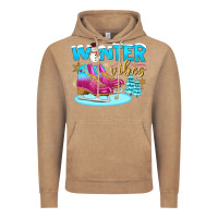 Vintage Coffee winter vibes Vintage Hoodie - BundleAndBundleShop