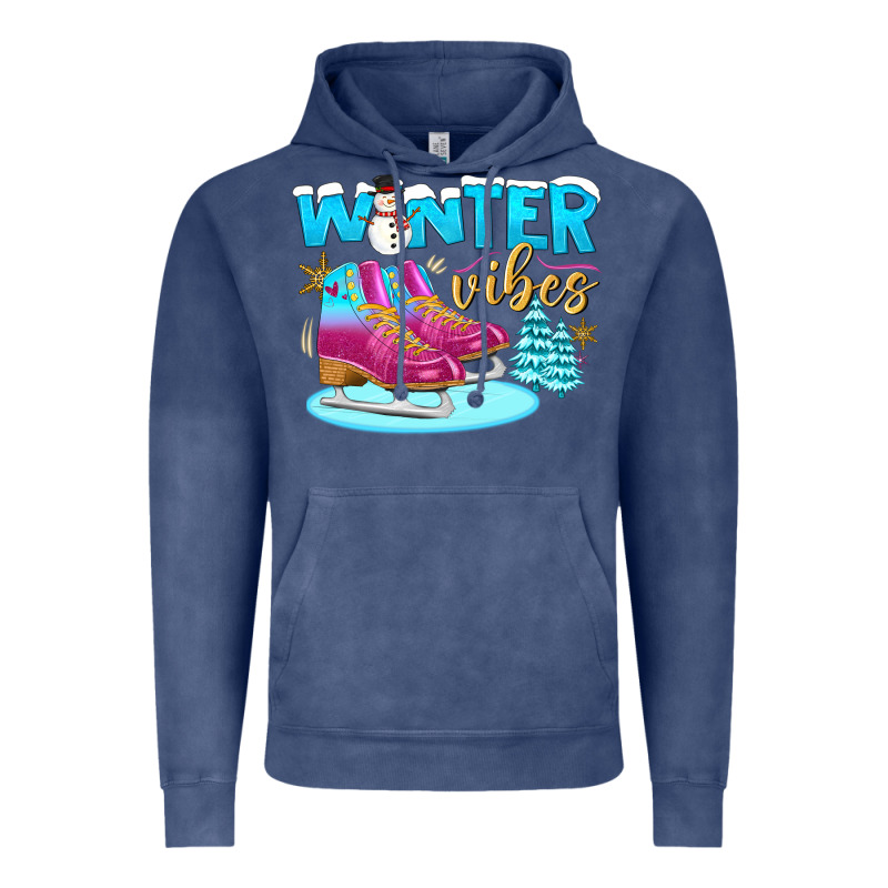 Winter Vibes Vintage Hoodie by BundleAndBundleShop | Teevron