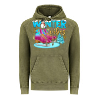 Vintage Olive winter vibes Vintage Hoodie - BundleAndBundleShop