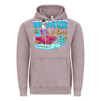 Vintage Zinc winter vibes Vintage Hoodie - BundleAndBundleShop