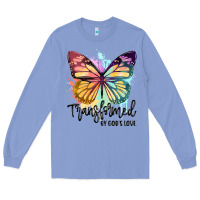 Colony Blue transformed by god's love Long Sleeve Tee - JahusDesignShop