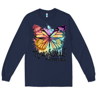 Navy transformed by god's love Long Sleeve Tee - JahusDesignShop