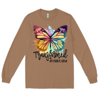 Toasted Coconut transformed by god's love Long Sleeve Tee - JahusDesignShop