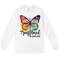 White transformed by god's love Long Sleeve Tee - JahusDesignShop