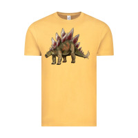Vintage Mustard dinosaur stegosaurus Vintage Tee - Artiststas