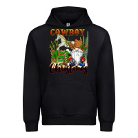 Black cowboy christmas gnome Urban Hoodie - CowGirlArtShop