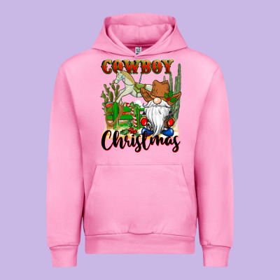 Cowboy Christmas Gnome Urban Hoodie Designed By Cowgirlartshop