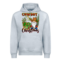 Heather Grey cowboy christmas gnome Urban Hoodie - CowGirlArtShop
