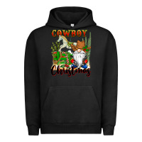 Pigment Black cowboy christmas gnome Urban Hoodie - CowGirlArtShop
