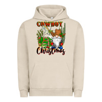 Pigment French Oak cowboy christmas gnome Urban Hoodie - CowGirlArtShop