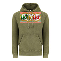 Vintage Olive ho ho ho Vintage Hoodie - BundleAndBundleShop