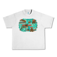 Lunar Rock leopard turquoise glitter background Urban Heavy Tee - AdoDesignShop