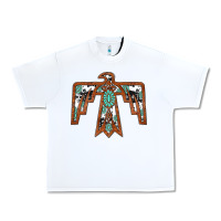 White thunderbird Urban Heavy Tee - JahusDesignShop