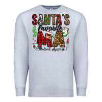 Heather Grey santa's favorite ma medical assistant Premium Sweatshirt - Jasminsmagicworld