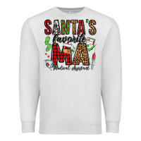 Oatmeal Heather santa's favorite ma medical assistant Premium Sweatshirt - Jasminsmagicworld